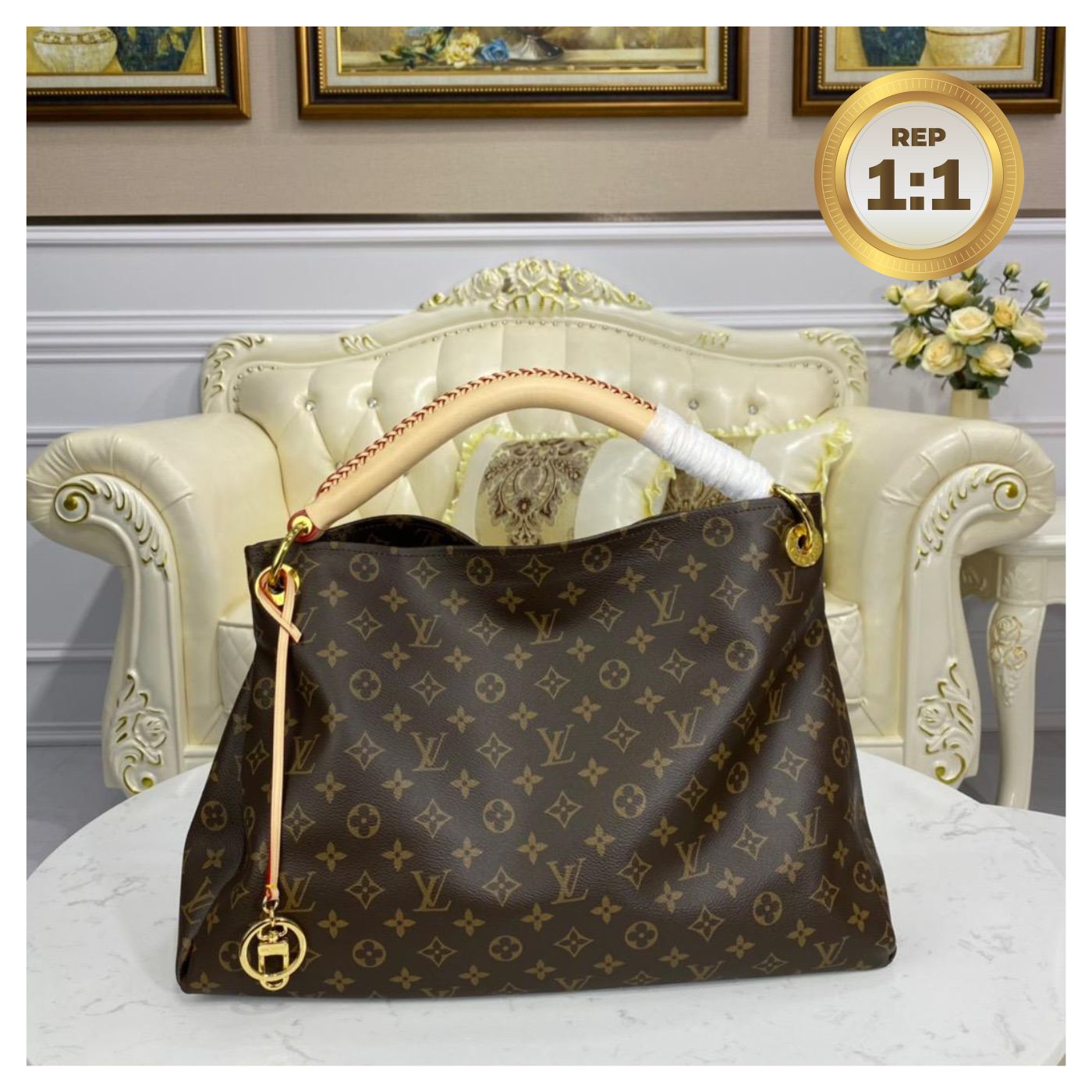 [REP 1:1] Louis Vuitton Artsy MM Monogram Canvas For Women 16.1in/41cm